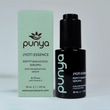 Die Grup Punya Jyoti Essence Peptit ve Bakuchiol Yenileyici Serum 30ML – Yaşlanma Karşıtı, Kırışıklık Karşıtı ve Gözenek Sıkılaştırıcı Gece Bakım Serumu