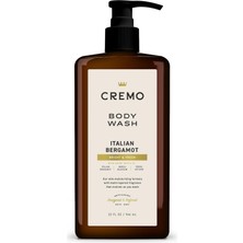 Die Grup Cremo Erkekler Için Zengin Köpüren Italyan Bergamot Vücut Yıkama, Italyan Bergamot Notları, Neroli Çiçeği ve Taze Vetiver, 32 Fl Oz