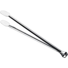 Die Grup Klasik Metal Mangal Maşası 32 Cm-27 cm Uzun-Kısa Boy Çelik Yemek Barbekü Izgara Kömür Köz (32 cm - 1 Adet)