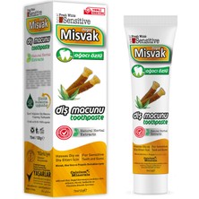 Die Grup Bybars Misvak Diş Macunu Doğal Misvak Ağacı Özlü 75ML(120GR) Yanında Bambu Diş Fırçası