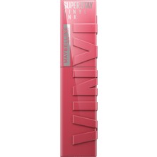 Die Grup Maybelline New York Super Stay Vinyl Ink Uzun Süre Kalıcı Likit Parlak Ruj 160 Sultry
