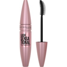 Die Grup Maybelline New York Lash Sensational Yelpaze Etkili Intense Black Maskara - Ekstra Siyah 1 Paket (1 x 9.5 Ml)