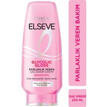 Die Grup L'oreal Paris Elseve Glycolic Gloss Parlaklık Veren Saç Bakım Kremi 250ML