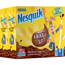 Die Grup Nesquik Kakaolu Süt 6'lı Paket (6 x 180 Ml)