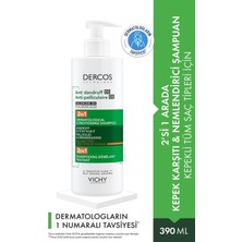 Die Grup Vichy Dercos 2’si 1 Arada Kepek Karşıtı ve Nemlendirici Şampuan 390 ml