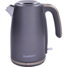Die Grup Berghoff Gem Pearl 1, 7 L Su Isıtıcı – 2200 W Paslanmaz Çelik Gövde | Gri Gold
