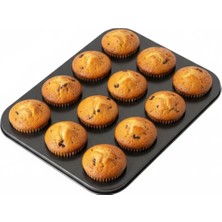 Die Grup Yanmaz Yapışmaz 12'li Muffin Kek Kalıbı