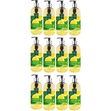 Die Grup Eyüp Sabri Tuncer Doğal Zeytinyağlı Sıvı Sabun Çeşme Limonu 500 ml x 12 Adet