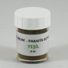Die Grup Parti Vitrini Yeşil Renk Jel Mum ve Parafin Toz Boyası 5 gr
