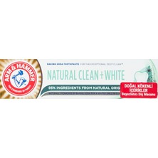 Die Grup Arm & Hammer Natural Clean + White Beyazlatıcı Diş Macunu (1 x 75 Ml)