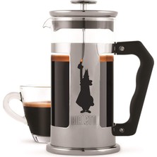 Die Grup Bialetti - Preziosa French Press: Yaklaşık 1l Kapasiteli Kahve Hazırlayıcı - 18/10 Paslanmaz Çelik Gövde - Bulaşık Makinesinde Yıkanabilen Borosilikat Cam Sürahi - Paslanmaz Çelik Filtre Sistemi