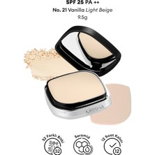 Die Grup Mıssha Islak ve Kuru Kullanıma Uygun Mineral Pudra Signature Dramatic Twoway Pact No.21 Vanilla Spf 25/pa++