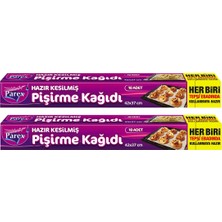 Die Grup Hazır Kesilmiş Pişirme Kağıdı 10’lu 42 x 37 cm Ikili Set