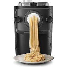 Die Grup Philips Makarna Makinesi Serisi 7000 - Proextrude Teknolojisi, Otomatik Tartım, Tam Otomatik, Akıllı Depolama, 8 Şekilli Disk, Siyah (HR2665/93)
