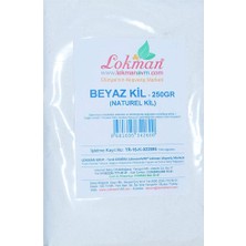 Die Grup Lokmanavm Beyaz Kil Öğütülmüş Doğal Saf Naturel 250 gr Paket