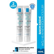 Die Grup La Roche-Posay Effaclar Duo(+) Akneye Eğilim Gösteren Ciltler Için Cilt Bakım Kremi 2 Adet