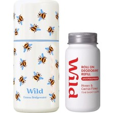 Die Grup Wild Antiperspirant Emma Bridgewater Bee Roll On Case ve Honey & Cactus Refill Ter Önleyici Deodorant 50 ml