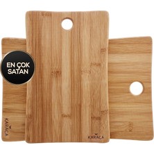 Die Grup Karaca Bamboo 2'li Bambu Kesme Tahtası 30/35 cm