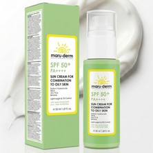Die Grup Maruderm Karma ve Yağlı Ciltler Için Güneş Kremi Spf 50+ Pa++++ – Yeni Nesil Kore Filtreli, Sebum Dengeleyici Güneş Koruyucu, 50 ml
