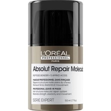 Die Grup L'oréal Professionnel Paris Serie Expert Absolut Repair Molecular Tüm Yıpranmış Saçlar Için Durulanmayan Maske 50ML