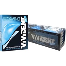 Die Grup Vivident Xylit Storming Damla Sakız Aromalı Tatlandırıcılı Sakız 18 x 33 G