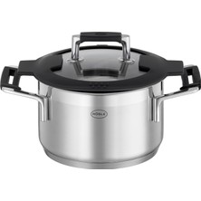 Die Grup Rösle Silence Pro Derin Tencere 91961 - Paslanmaz Çelik 16 Cm, Kapasite 1.9 Lt
