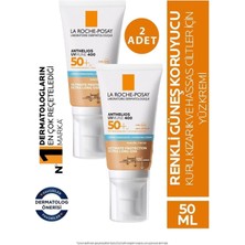 Die Grup La Roche-Posay Anthelios Uvmune Spf+50 Hassas Ciltler Için Yüksek Korumalı Renkli Yüz Güneş Kremi 2