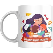 Die Grup Öğretmenler Günü Baskılı Kupa Bardak Hediyelik Çay Kahve Kupası