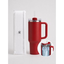 Die Grup Sellhubx Tritan Pipet Seti 6'lı, Stanley Quencher 40 Oz ile Uyumlu, Şeffaf Yeniden Kullanılabilir Bpa Içermeyen Pipetler, Temizleme Fırçası Dahil