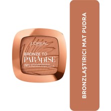 Die Grup L'oreal Paris Bronze To Paradise Mat Bronzlaştırıcı Pudra - 02 Baby One More Tan