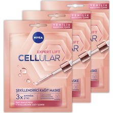 Die Grup Nıvea Cellular Filler Dolgunlaştırıcı Yüz Maskesi,hyaluronik Asit ve Kolajentetikleyici,x3 Adet