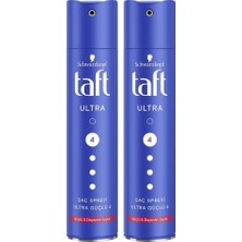 Die Grup Taft Ultra Güçlü Saç Spreyi 250ML - 2'li Set