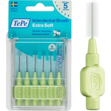 Die Grup Tepe Arayüz Fırçası, Ekstra Yumuşak, Yeşil, 0.8mm/ıso 5, 6 Adet