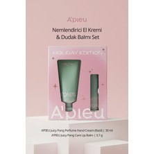 Die Grup Mıssha Nemlendirici El Kremi & Dudak Balmı Set Apıeu Juicy-Pang Perfume Hand Cream&lip Balm Set