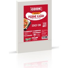 Die Grup Cook Edt Kesilmiş Pişirme Kağıdı, 33 x 27 Cm, 100 Yaprak