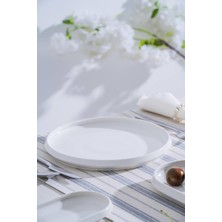 Die Grup Acar JEA-07392 Rumi 2 Adet Porselen Yuvarlak Servis Tabak 27 cm