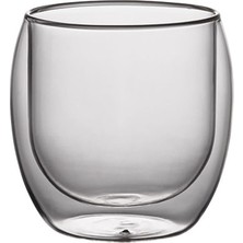 Die Grup Leggno Vetro Borosilikat Çift Camlı Espresso Bardağı 100ML (2AD)