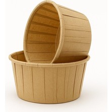 Die Grup Trend Hediye Sepeti 50'li Kraft Cupcake Kalıbı, Muffin Kek Kalıbı, Kek Kapsülü, Airfryer Uyumlu