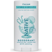 Die Grup Native Italian Vanilla Gelato Alüminyumsuz Stick Deodorant 75GR
