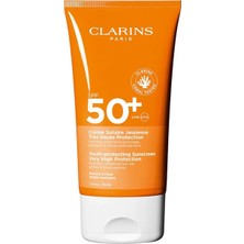Die Grup Clarins Sun Body Cream SPF50+ 150 ml Vücut Güneş Kremi, 3666057288142