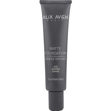 Die Grup Alıx Avıen Uzun Süre Kalıcı Doğal Mat Bitişli E Vitamini Içeren Mat Fondöten - Matte Foundation 405 Warm Sand