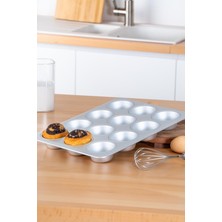 Die Grup Acar Mate Dikdörtgen Muffin Kek Kalıbı - 38.5 cm