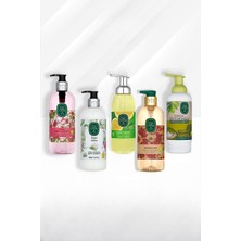Die Grup 500 ml Sabun Paket Zeytinyağlı, Desert Oud, Beyaz Sabun, Çeşme Limonu, Japon Kiraz Çiçeği ve Rosie