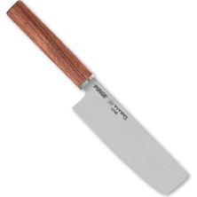 Die Grup Pirge Nakiri Gem? Semesser??? 160 cm Ergonomik Sap Gül Ağacı Masif, Paslanmaz Çelik