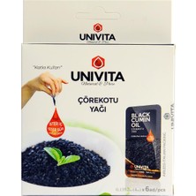 Die Grup Unıvıta %100 Doğal Katkısız Çörek Otu Yağı - Saç Güçlendirici/black Cumin Oil 4ml x 6 Adet
