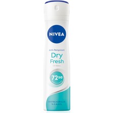 Die Grup Nıvea Kadın Sprey Deodorant Dry Fresh 150 Ml, 72 Saat Anti-Perspirant Koruma, Alkolsüz