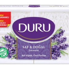 Die Grup Duru Saf & Doğal Lavanta Kalıp Sabun 600 gr x 2 Paket / 8 Kalip Sabun