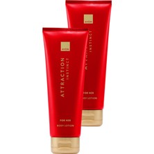 Die Grup Avon Attraction Instinct Kadın Vücut Losyonu 125 Ml. Ikili Paket