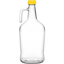 Die Grup Paşabahçe Galon Şişe 3 Litre, Plastik Kapak, Sarı 2003C Yeşil 2307C
