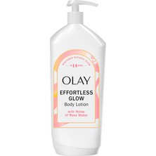 Die Grup Olay Effortless Glow Gül Suyu Özlü Nemlendirici Vücut Losyonu 532ML